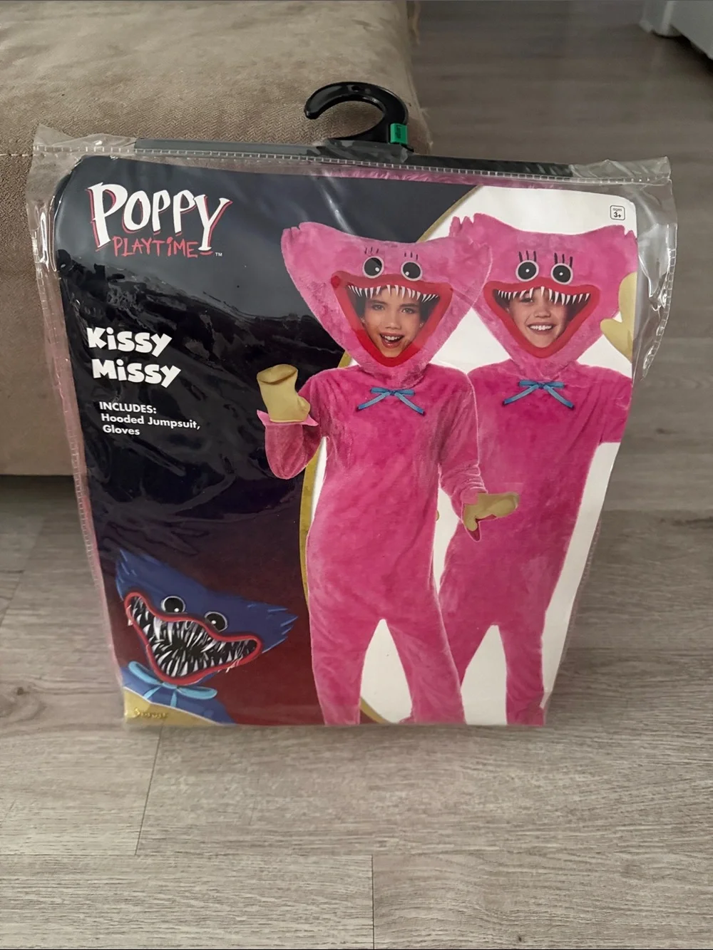 Spirit Halloween Poppy Playtime Kissy Missy Costume Teen Jumpsuit Kids Large